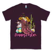Plum Happy Easter western Easter Day Classic Tee - CowGirlArtShop