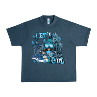 Midnight Navy let's roll Urban Heavy Tee - FaDigitalArtStudio
