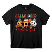 Black balls deep christmas spirit Heavy Core Tee - CowGirlArtShop