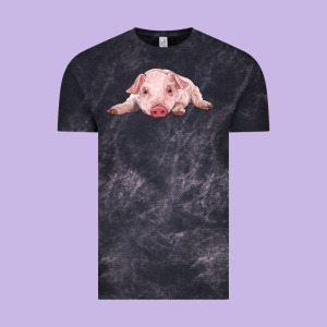 Baby Pig Vintage Tee Designed By Ranaportraitstore