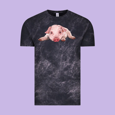 Baby Pig Vintage Tee Designed By Ranaportraitstore