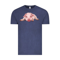 Vintage Denim baby pig Vintage Tee - RanaPortraitStore
