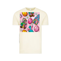 Vintage Arctic Easter Gnomies Seamless Pattern Vintage Tee - BundleAndBundleShop