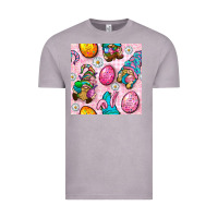 Vintage Zinc Easter Gnomies Seamless Pattern Vintage Tee - BundleAndBundleShop