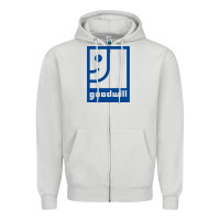 Dove Grey Goodwill Zipper Hoodie - maiPhamDesign
