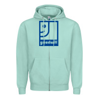 Seafoam Goodwill Zipper Hoodie - maiPhamDesign