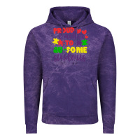 Cloud Purple proud teacher to ausome students Vintage Hoodie - CowhideDigitalArt