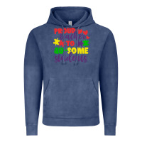 Vintage Denim proud teacher to ausome students Vintage Hoodie - CowhideDigitalArt