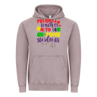 Vintage Zinc proud teacher to ausome students Vintage Hoodie - CowhideDigitalArt