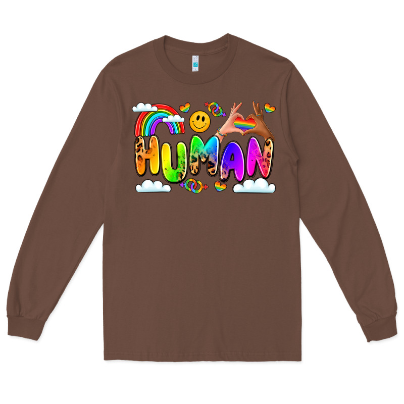 Human Pride Long Sleeve Tee by LillyAllenDesigns | Teevron