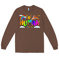 Chestnut human pride Long Sleeve Tee - LillyAllenDesigns