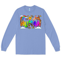 Colony Blue human pride Long Sleeve Tee - LillyAllenDesigns
