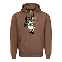 Chestnut day gift for cartoon goofy character Zipper Hoodie - maiPhamDesign