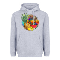 Hello Summer Pineapple Heavyweight Hoodie | Teevron