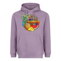 Lavender hello summer pineapple Heavyweight Hoodie - JahusDesignShop