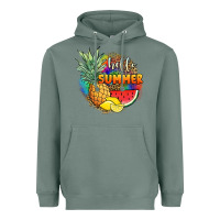 Sage hello summer pineapple Heavyweight Hoodie - JahusDesignShop