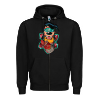 Black animal the goofy movie cartoon Zipper Hoodie - maiPhamDesign