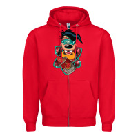 Red animal the goofy movie cartoon Zipper Hoodie - maiPhamDesign