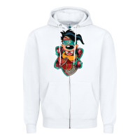 White animal the goofy movie cartoon Zipper Hoodie - maiPhamDesign