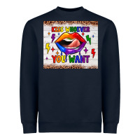 Navy kiss whoever you want tumbler Heavyweight Sweatshirt - JahusDesignShop
