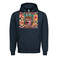 Navy racing girl Zipper Hoodie - JahusDesignShop