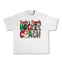 Lunar Rock Santa's Favorite Hockey Coach For Christmas Urban Heavy Tee - FaDigitalArtStudio