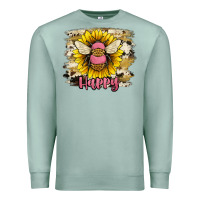 Seafoam bee happy Premium Sweatshirt - JahusDesignShop