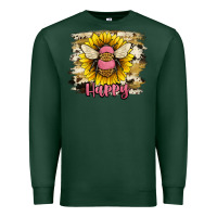 Sports Green bee happy Premium Sweatshirt - JahusDesignShop