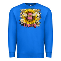 True Royal bee happy Premium Sweatshirt - JahusDesignShop