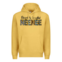 Antique Gold blessed to be called neenee Premium Hoodie - CowhideDigitalArt