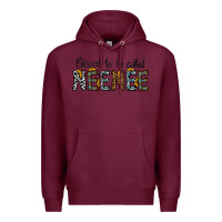 Burgundy blessed to be called neenee Premium Hoodie - CowhideDigitalArt