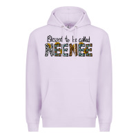 Lilac blessed to be called neenee Premium Hoodie - CowhideDigitalArt