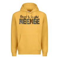 Mustard blessed to be called neenee Premium Hoodie - CowhideDigitalArt