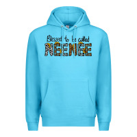 Ocean Blue blessed to be called neenee Premium Hoodie - CowhideDigitalArt