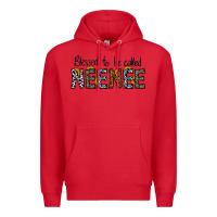 Red blessed to be called neenee Premium Hoodie - CowhideDigitalArt