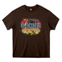 Chocolate Brown #done class of 2024 Heavy Core Tee - CowGirlArtShop
