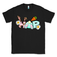 Black Hop bunny Easter Day Classic Tee - CowGirlArtShop