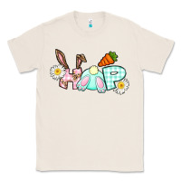 Natural Hop bunny Easter Day Classic Tee - CowGirlArtShop