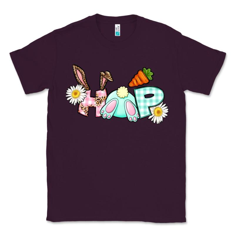 Hop Bunny Easter Day Classic Tee by CowGirlArtShop | Teevron