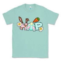 Seafoam Hop bunny Easter Day Classic Tee - CowGirlArtShop