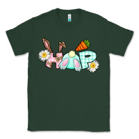 Sports Green Hop bunny Easter Day Classic Tee - CowGirlArtShop