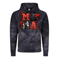 Cloud Black Wrestling mama red and black Vintage Hoodie - LillyAllenDesigns