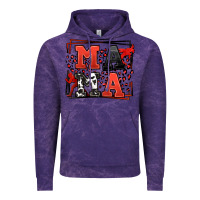Cloud Purple Wrestling mama red and black Vintage Hoodie - LillyAllenDesigns