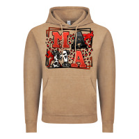 Vintage Coffee Wrestling mama red and black Vintage Hoodie - LillyAllenDesigns