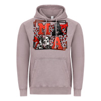 Vintage Zinc Wrestling mama red and black Vintage Hoodie - LillyAllenDesigns