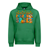 Emerald My blood type is pumpkin spice Urban Hoodie - RanaPortraitStore
