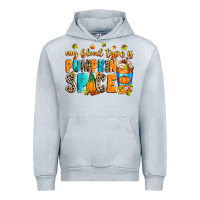 Heather Grey My blood type is pumpkin spice Urban Hoodie - RanaPortraitStore