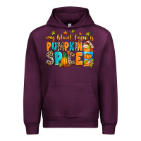 Mauve Wine My blood type is pumpkin spice Urban Hoodie - RanaPortraitStore