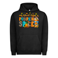 Pigment Black My blood type is pumpkin spice Urban Hoodie - RanaPortraitStore