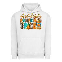 Pigment Lunar Rock My blood type is pumpkin spice Urban Hoodie - RanaPortraitStore